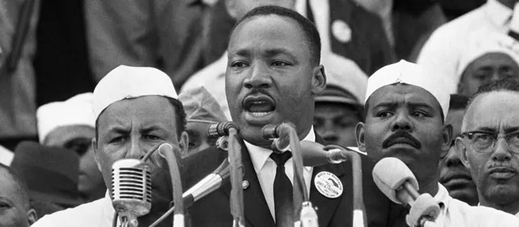 Which famous leader is known for his "I Have a Dream" speech?