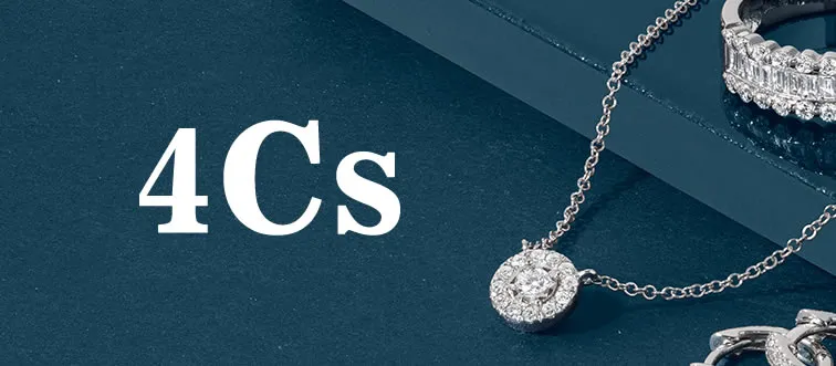 What are the 4Cs in diamond grading?