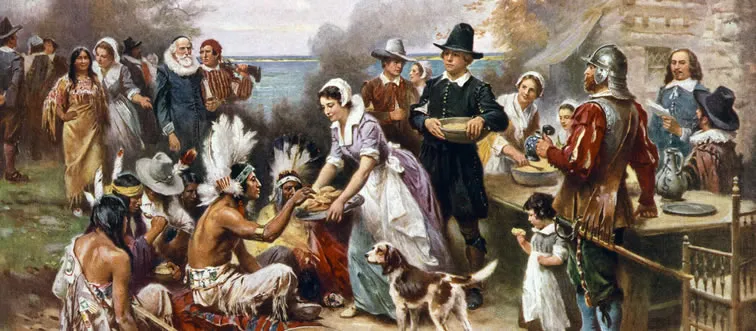 What event does Thanksgiving commemorate?