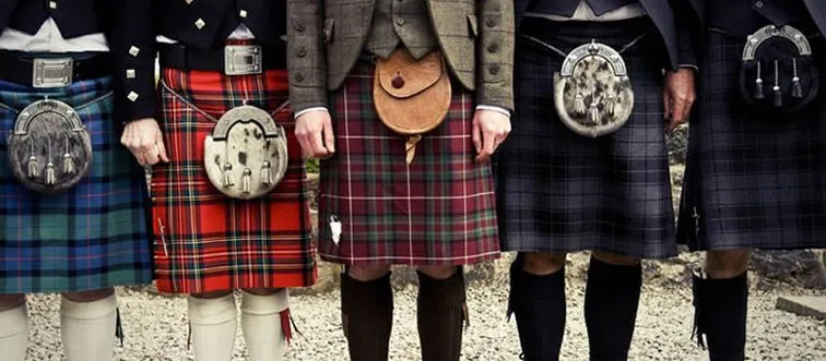 In which sport do players often wear a kilt?