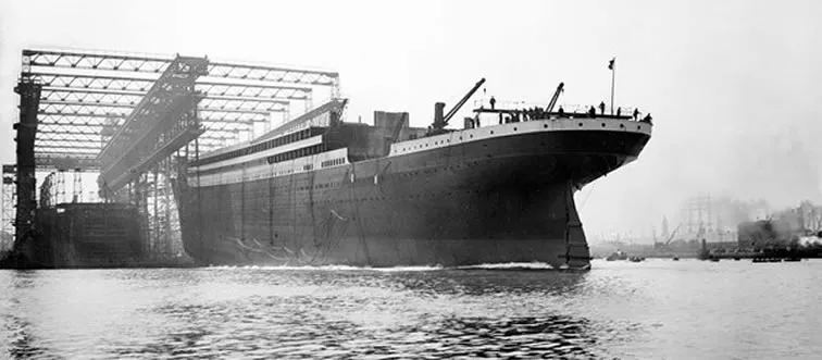 When was the Titanic launched?